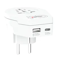 SKROSS World für Europa USB C20PD Reiseadapter mit USB 1.500295-E
