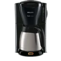 Philips HD7544/20 Café Gaia Kaffeemaschine mit Thermoskanne silber/schwarz