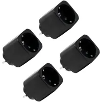 Shelly Plug M Gen3 Black Smarter Zwischenstecker BT WLAN 4er Set schwarz
