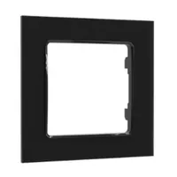 Shelly Wall Frame 1 Wandtaster Rahmen 1-fach Schwarz