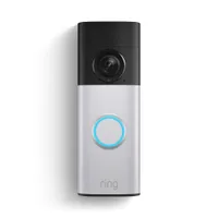 RING Battery Video Doorbell 2 Plus - 2K, Gegensprechfunktion, Türklingel Nickel Silver