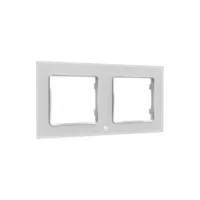 Shelly Wall Frame 2 Wandtaster Rahmen 2-fach weiß