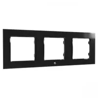 Shelly Wall Frame 3 Wandtaster Rahmen 3-fach Schwarz