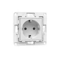 Shelly Wall Socket EU Wandsteckdose weiß