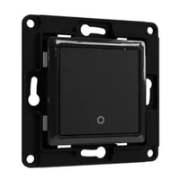 Shelly Wall Switch 1 Wandtaster 1-fach schwarz