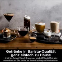 Ninja Luxe Café Premier Kaffeemaschine Serie ES601 silber