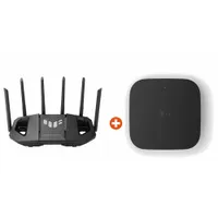 Bundle: ASUS TUF Gaming BE9400 WiFi 7 Tri-band Router AiMesh + Telekom Glasfaser Modem 2,5 Gbit/s schwarz