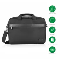 4smarts Laptop-Tasche Target Eco Slim 38,1 - 40,64 cm (15–16”) schwarz