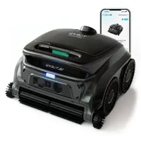WYBOT B1 kabelloser Poolroboter mit Vollabdeckung & Kantenreinigung Schwarz