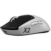 Logitech G PRO X2 SUPERSTRIKE Gaming-Maus Schwarz-grau, kabellos, Bluetooth, 2.4 Ghz Empfänger, Hero 44K-Sensor, Anpassbar mit Logitech G Hub