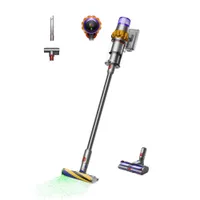 Dyson V15 Detect Absolute Nickel Satin Gelb/ Glanz Nickel