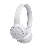 JBL TUNE 500 weiß - Kabelgebundener On-Ear-Kopfhörer Mikrofon