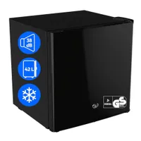Medion MD370001 LIFE Kühl-Gefrierkombination 50 cm Höhe EEK E Schwarz