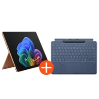 Microsoft Surface Pro 13" (12. Edition) Touch Dune Snapdragon X2 Plus 24GB/512GB SSD Win11 EP2-73349 inkl. MS Pro Keyboard mit Slim Pen saphir