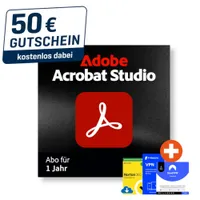 Adobe Acrobat Studio | Download & Key | inkl. 50€ Gutschein | inkl. Norton, F-Secure & NordVPN