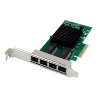 Digitus DN-10114 4-Port Gigabit Ethernet Netzwerkkarte, RJ45, PCI Express,  Intel I350