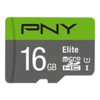 PNY Elite 16GB microSDHC Speicherkarte (C10, Class 1 (U1), UHS-I)