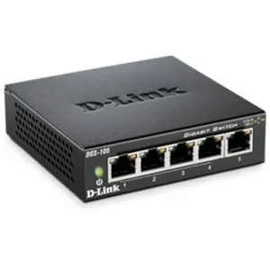 D-Link DGS-105 5-Port Desktop Gigabit Switch 