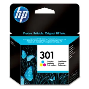 HP CH562EE / 301 Original Druckerpatrone Farbig (Cyan, Magenta, Gelb)