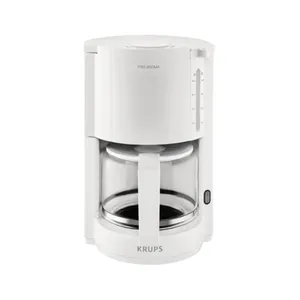 Krups F 309 01 Glas-Kaffeemaschinen Proaroma Weiß Matt