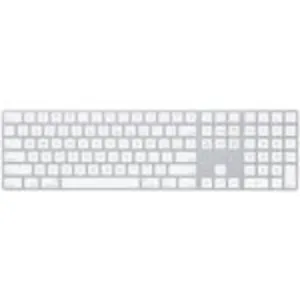 Apple Magic Keyboard mit Touch ID + Ziffernblock Silber USB-C(Englisch-International)