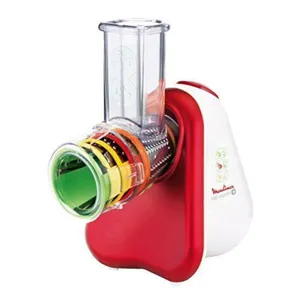 Moulinex DJ756G Zerkleinerer Fresh Express Plus 200 Watt Metallic-Rot-Weiß