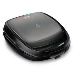 Tefal SW 341B Snack Time Waffel-/Sandwichmaker Schwarz/Grau