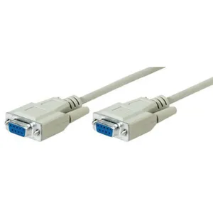 Good Connections Nullmodem Kabel 1,8m seriell 9pol Bu/Bu weiß