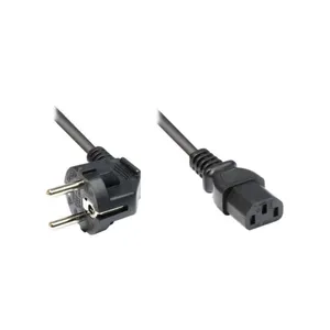 Good Connections Kaltgerätekabel 1,5m 3pol. gewinkelt auf Kaltgerätestecker