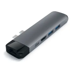 Satechi USB-C Pro Hub Multi-Port Adapter 4K HDMI & Ethernet Space Grau