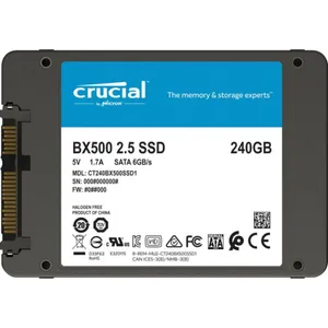 Crucial BX500 SATA SSD 240 GB 3D NAND TLC 2.5zoll 