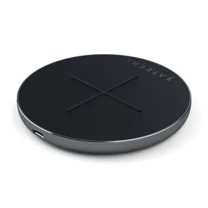 Satechi Wireless Fast-Charging Pad V2 Space Gray 