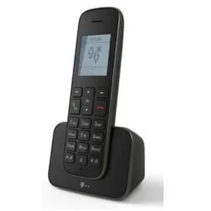 Telekom Sinus A 207 schnurloses, analoges Festnetztelefon mit AB schwarz