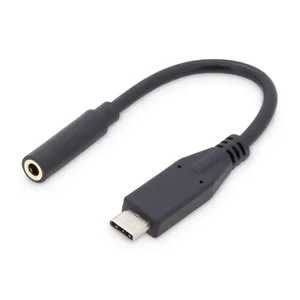 DIGITUS USB Type-C™ Audio Adapter / Konverter, Type-C™/St auf 3.5mm Klinke/Bu 