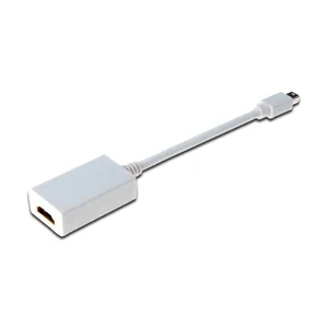 DIGITUS AK-340404-001-W Mini-Displayport Adapter zu HDMI A St./Bu. 15cm weiß
