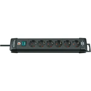 Brennenstuhl Premium-Line Steckdosenleiste 6-fach 3m schwarz 
