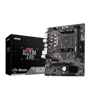 MSI A520M-A PRO mATX Mainboard - Sockel AM4