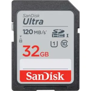 SanDisk Ultra 32 GB SDHC Speicherkarte 2020 (120 MB/s, Class 10, UHS-I) 