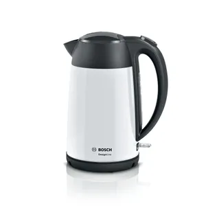Bosch TWK3P421 Wasserkocher, DesignLine, kabellos 1,7 l, 2.400 W, weiss