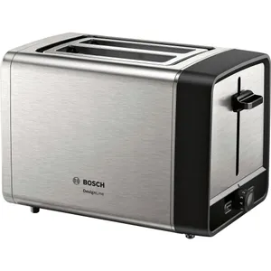 Bosch TAT5P420DE Toaster, Kompakt DesignLine, Edelstahl