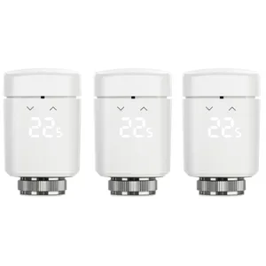 Eve Thermo - smartes Heizkörperthermostat Apple HomeKit Thread, 3er Pack