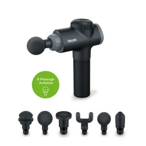 Beurer MG 180 Muskel-Massagegerät mit 6 Aufsätzen Akkubetrieb