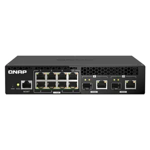 QNAP QSW-M2108R-2C Switch Managed 8 port 2.5Gbps, 2 port 10Gbps SFP+/ NBASE-T 
