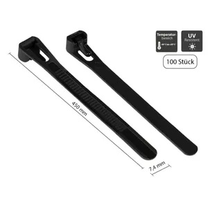 Good Connections Kabelbinder 450 mm x 7,4 mm schwarz 100 Stück