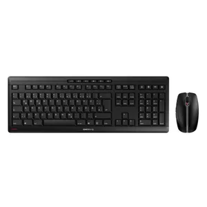 Cherry STREAM RECHARGE Maus-Tastaturkombination Schwarz - 2,4 Ghz, USB-A Dongle, wiederaufladbare NiMH-Akkus