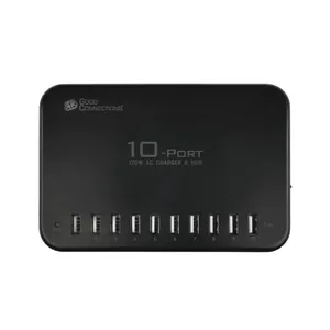 GC USB-Desktop-Schnellladestation 120W 10-Port USB-A schwarz