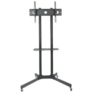 Techly TV Wagen für LCD LED TV 30"-65", mit Ablage 
