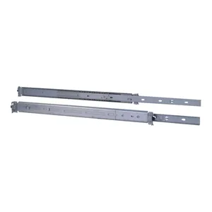 Inter-Tech Teleskopschienensatz 455 mm, 50-80 cm 88887221 2HE Silber