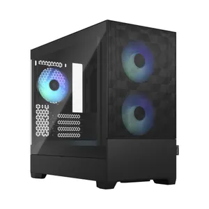 Fractal Design Pop Mini Air Gaming PC Gehäuse Mini-Tower Schwarz gedämmt Seitenfenster