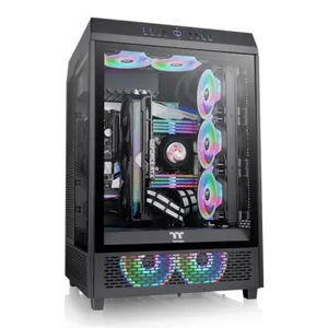 THERMALTAKE The Tower 500 Black Midi-Tower ATX Gehäuse schwarz, Seitenfenster 